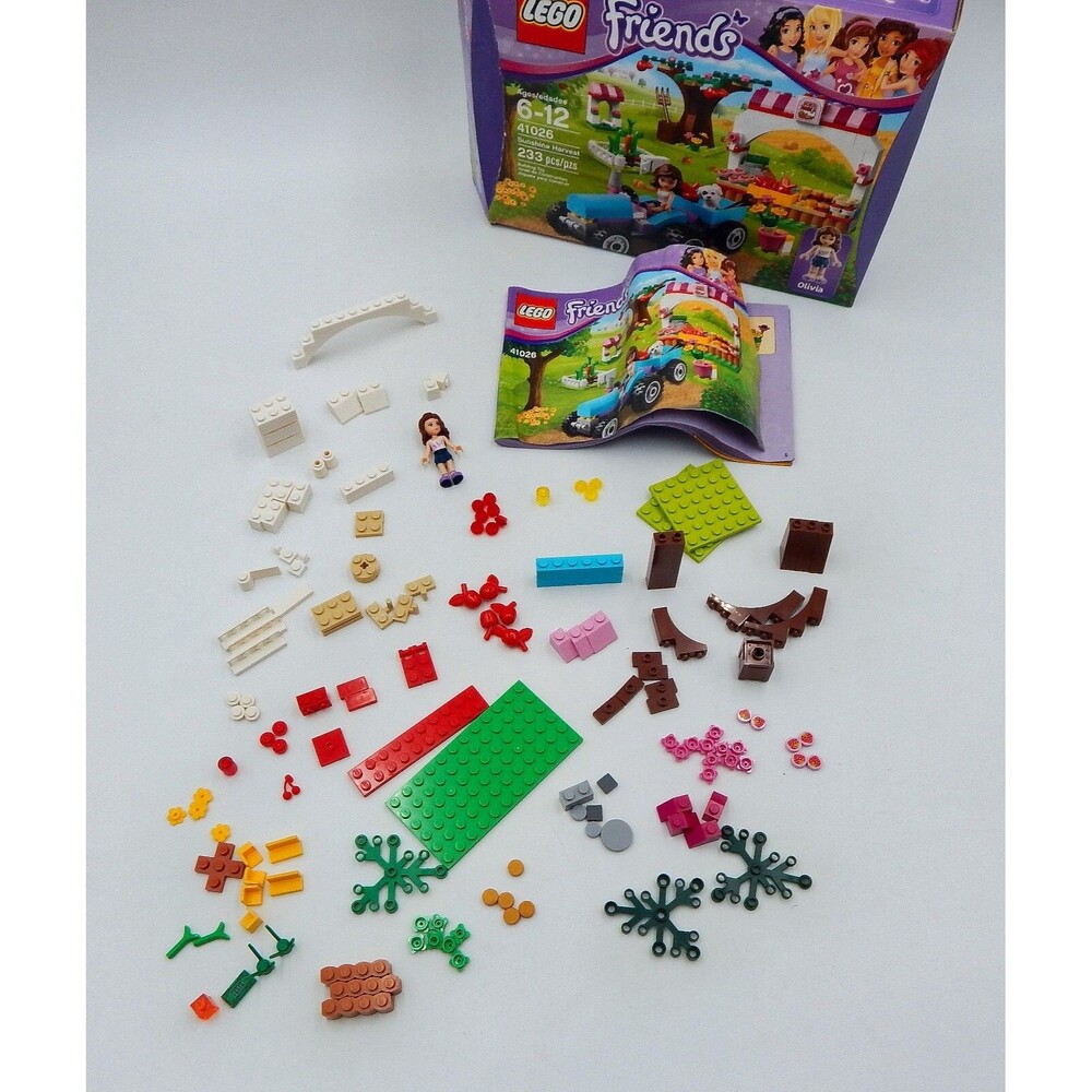Lego Friends 41026 Sunshine Harvest INCOMPLETE SET Instruction Book MiniFigure - Picture 4 of 6